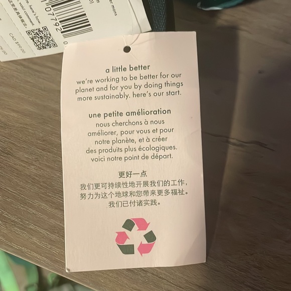 NWT Kate Spade Chelsea monstera leaves small bag, green - Picture 9 of 10